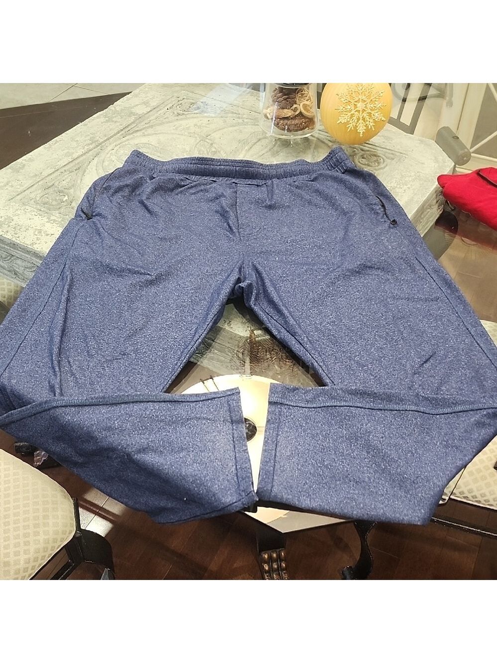 Public Rec Men's All Day Every Day Pant in Heather Navy 38x30 Like New Sweats - Picture 2 of 13